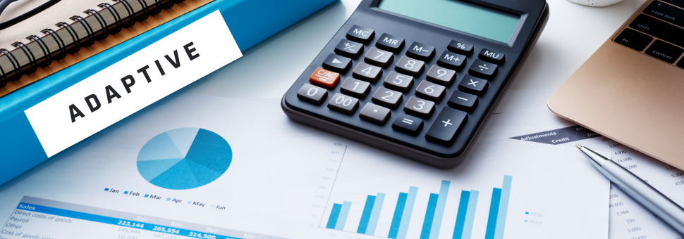 Image of budgeting materials and Adaptive training guide