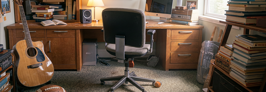 image of a youth pastor's office