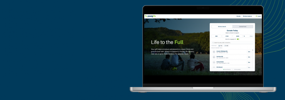 Online Giving Experience