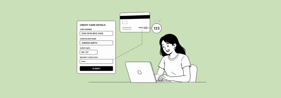 image of credit card form update